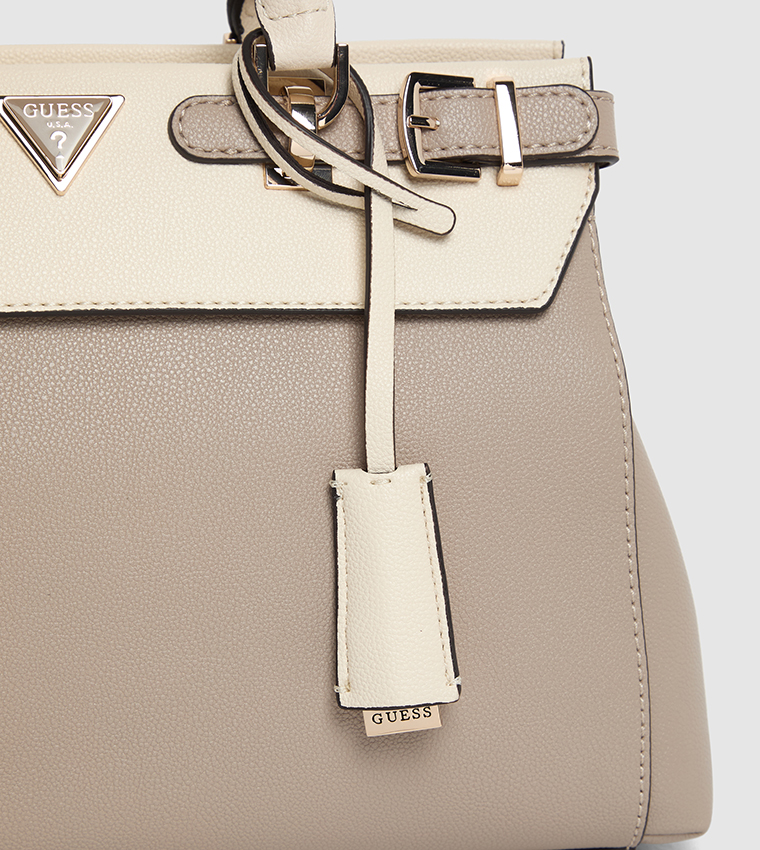 Textured Satchel Bag