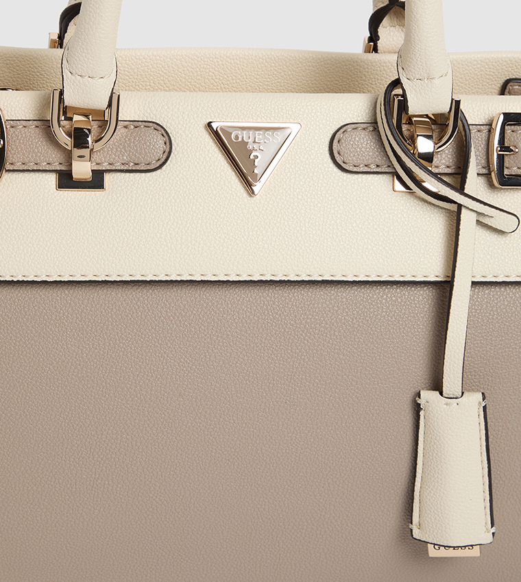 Textured Satchel Bag