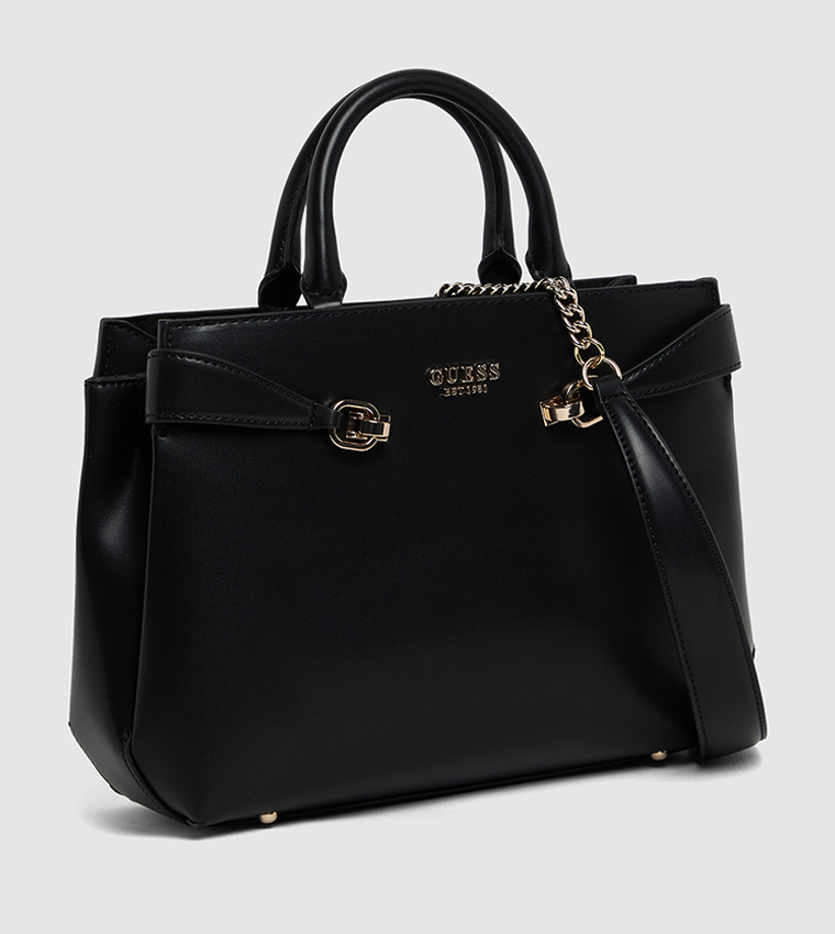 Logo Detail Satchel Bag