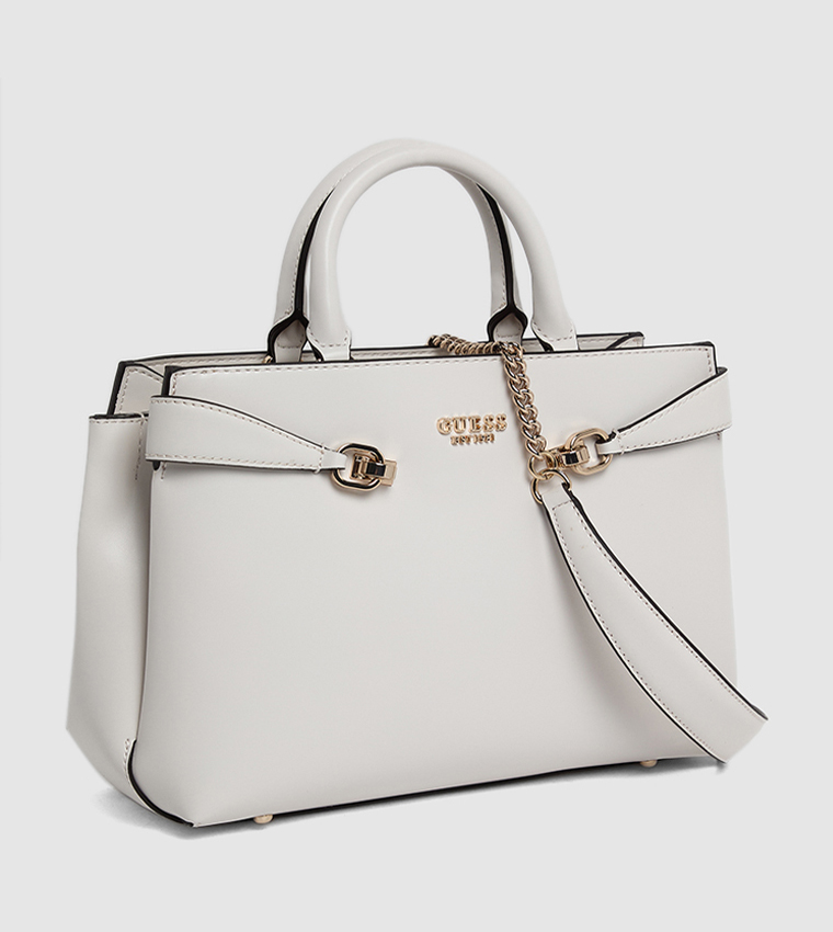 Logo Detail Satchel Bag