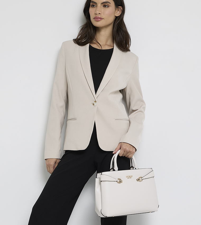 Logo Detail Satchel Bag