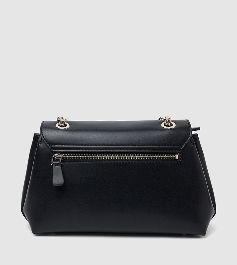 Buy Guess LORELEI GIRLFRIEND Textured Shoulder Bag In Black | 6thStreet UAE
