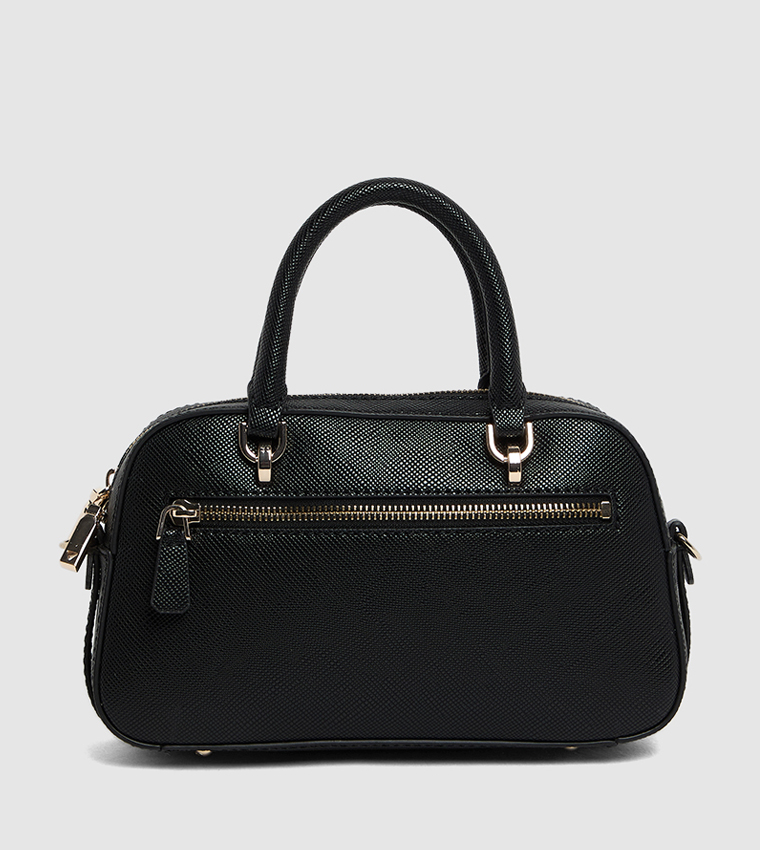 Logo Metal Buckle Detail Mini Satchel Bag
