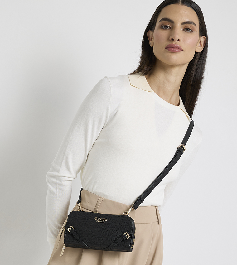 BRAMINA Textured Shoulder Bag