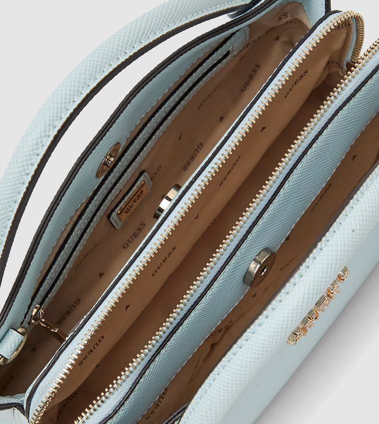 BRAMINA Textured Satchel Bag