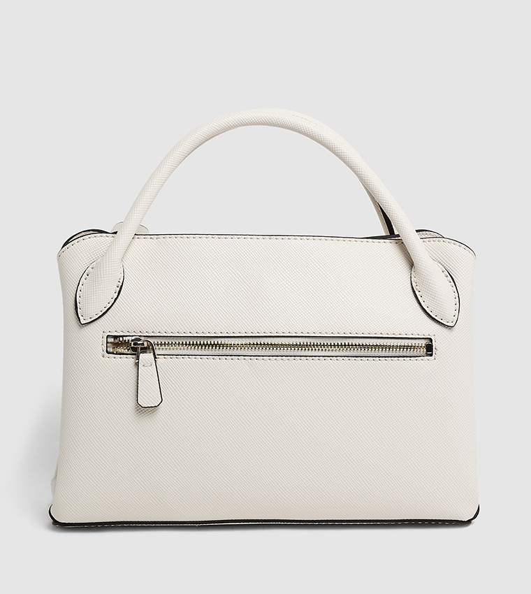BRAMINA Textured Satchel Bag