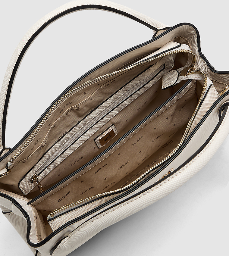 BRAMINA Textured Satchel Bag