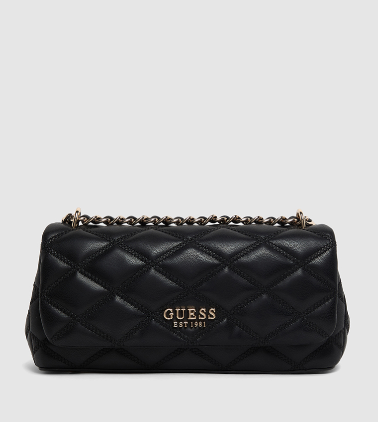Quilted Convertible Crossbody Bag