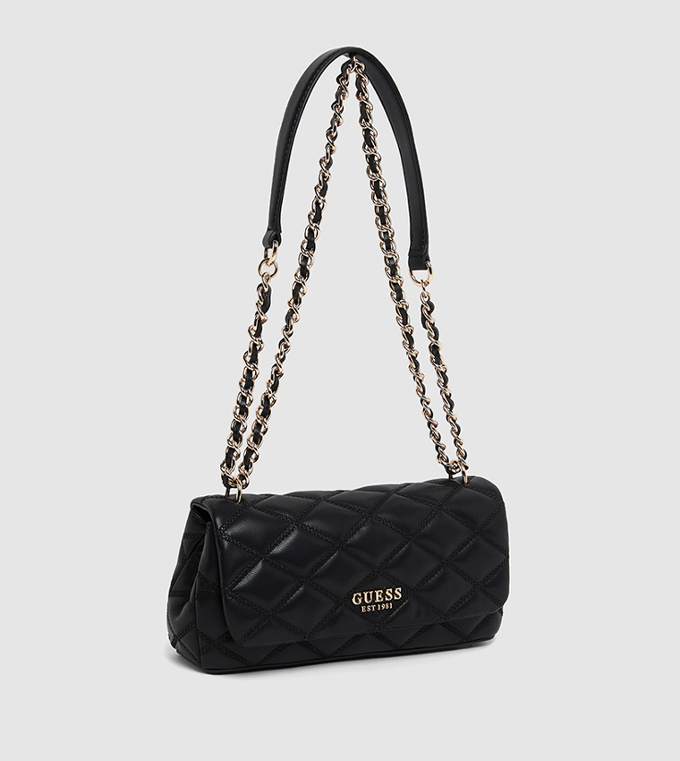 Quilted Convertible Crossbody Bag
