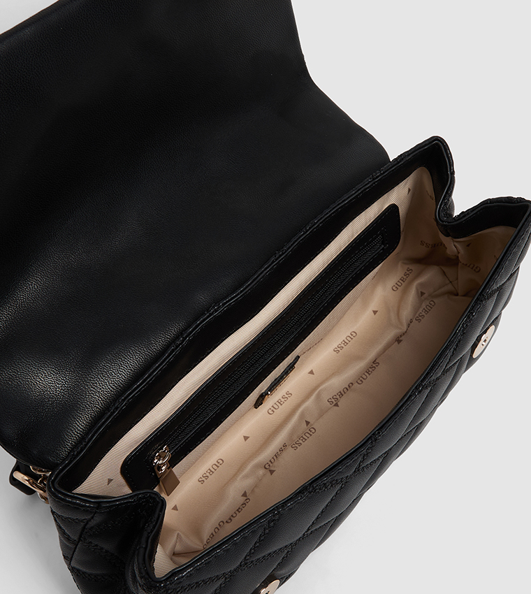 Quilted Convertible Crossbody Bag