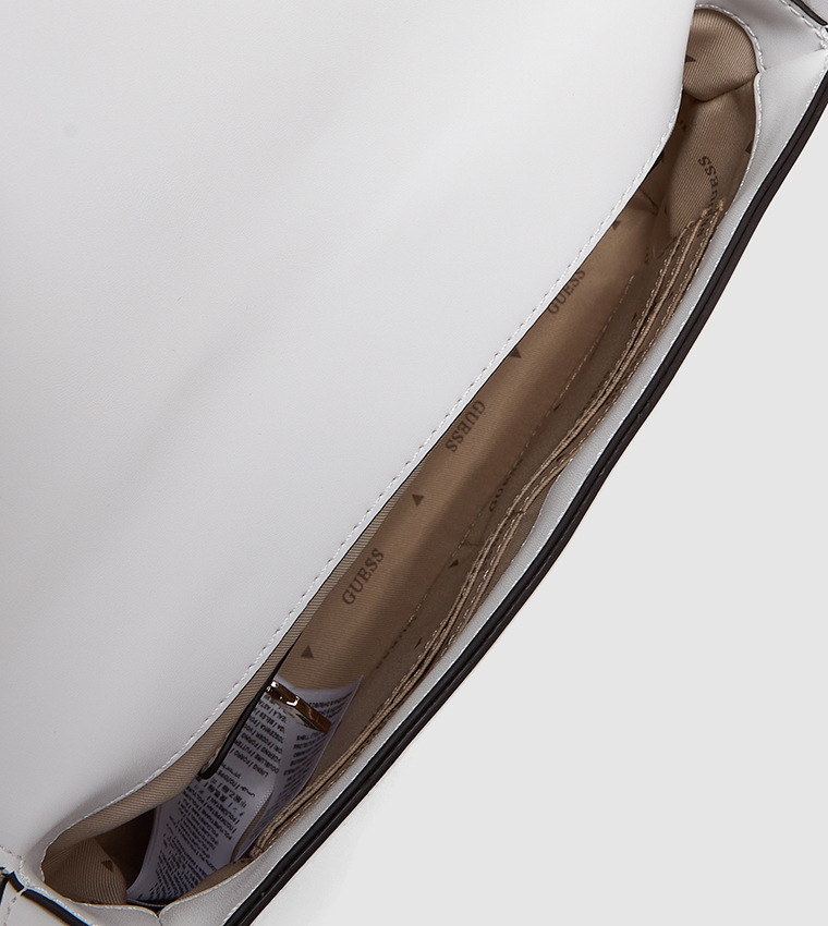 Patterned Flap Crossbody Bag