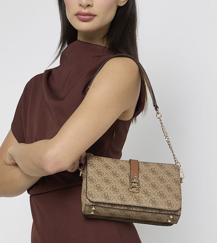 ZAMIRA Logo Printed Shoulder Bag