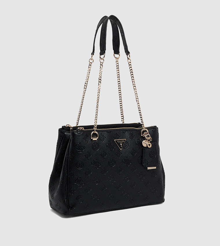 Logo Detail Convertible Shoulder Bag
