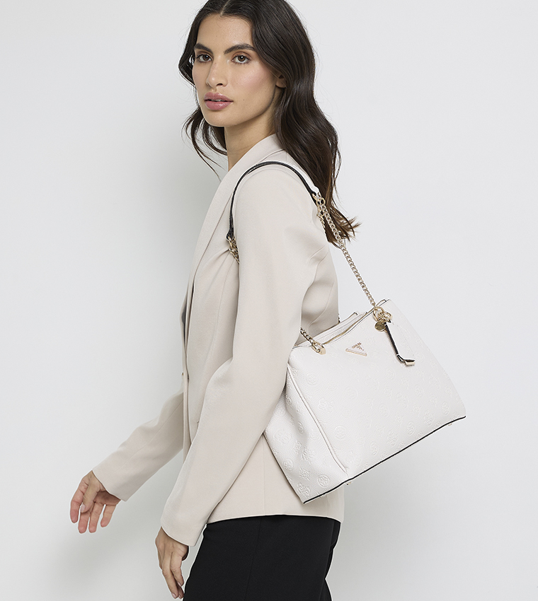 DEESA Textured Shoulder Bag