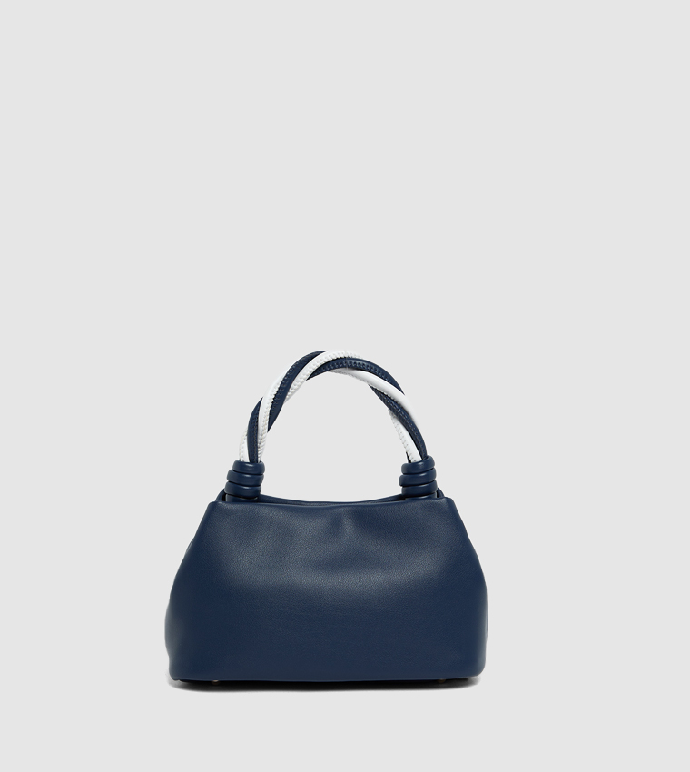 Logo Detail Twisted Handle Mini Bag