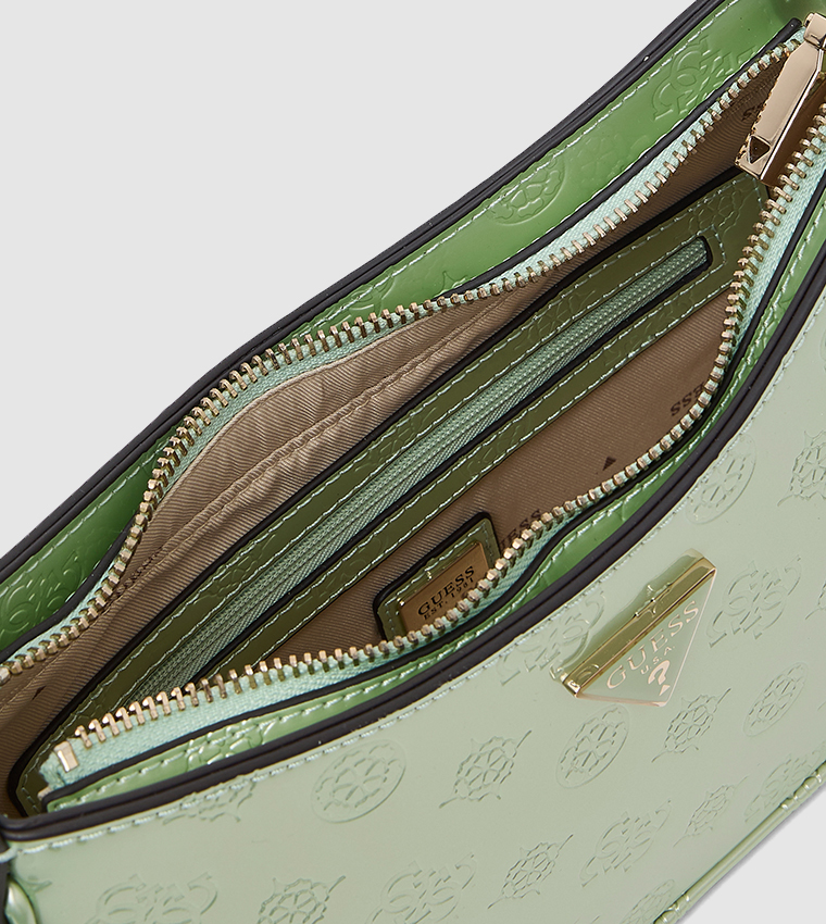 Logo Patterned Shoulder Bag
