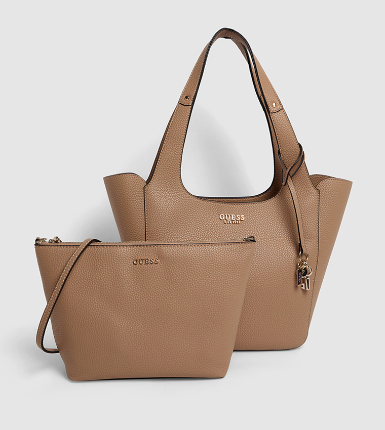 Textured Tote Bag Set