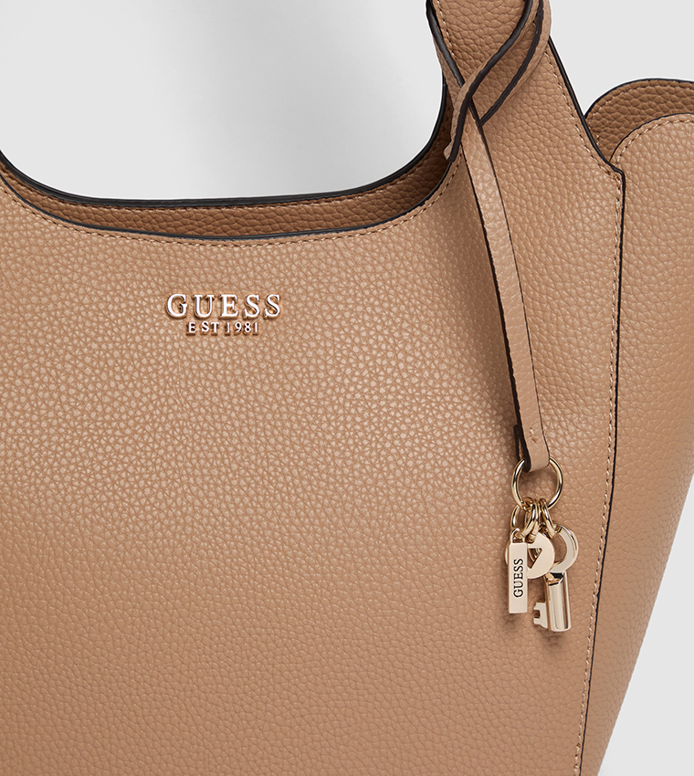 Textured Tote Bag Set