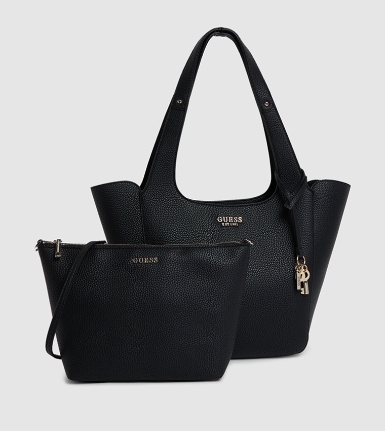 Textured Tote Bag Set