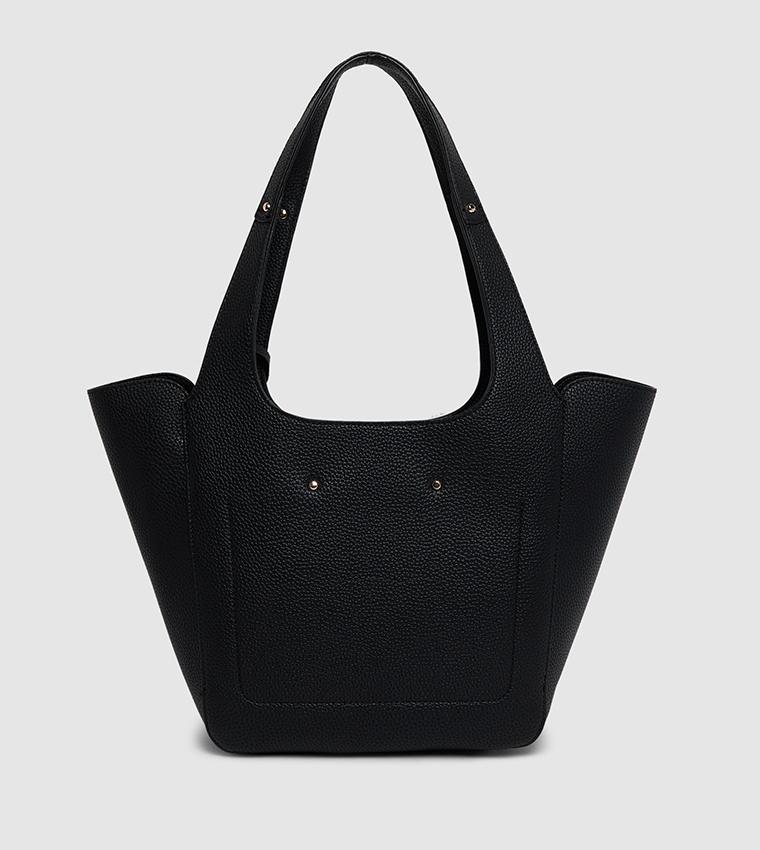 Textured Tote Bag Set