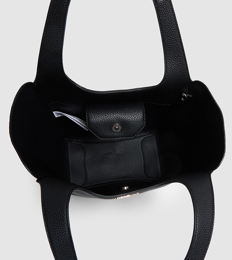 Textured Tote Bag Set