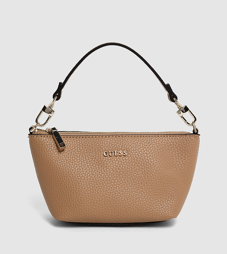 HELINA Textured Mini Tote Bag with Pouch