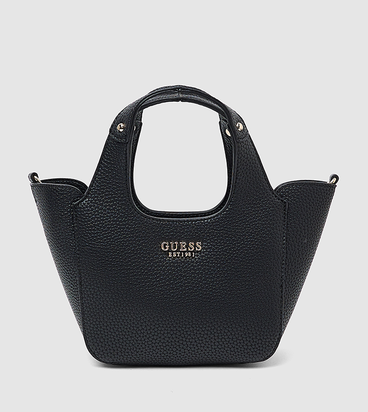 HELINA Textured Mini Tote Bag with Pouch