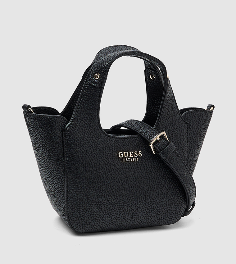 HELINA Textured Mini Tote Bag with Pouch