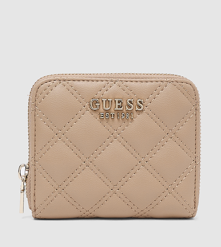 Quilted Zip-Around Wallet