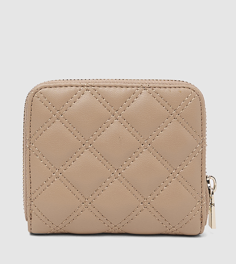 Quilted Zip-Around Wallet