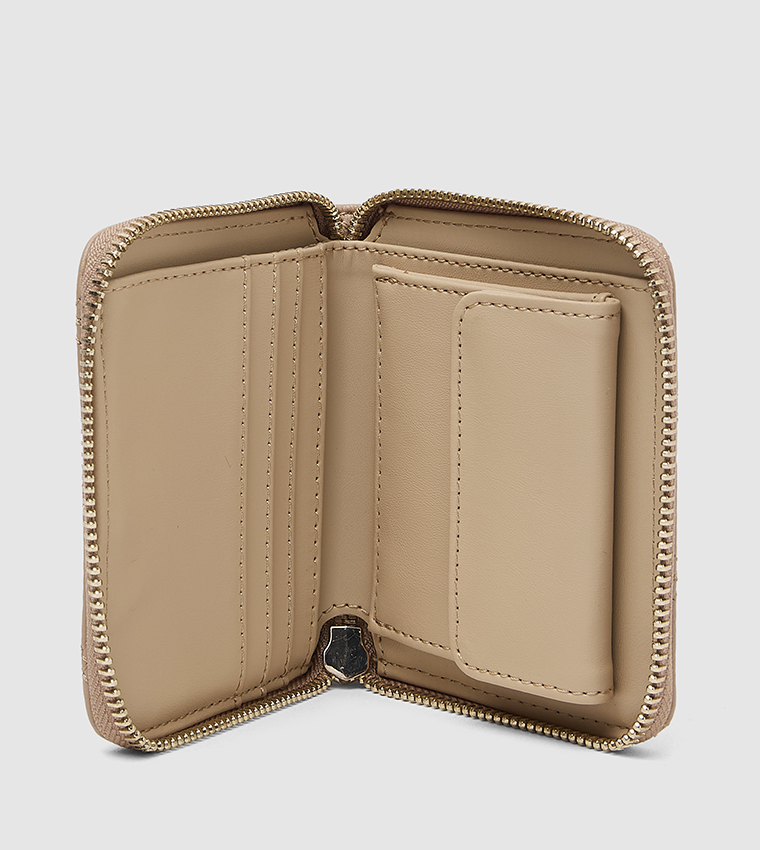 Quilted Zip-Around Wallet