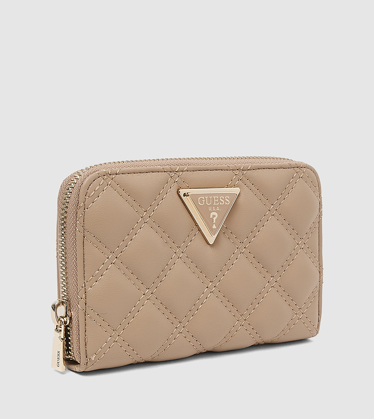 Quilted Zip-Around Wallet
