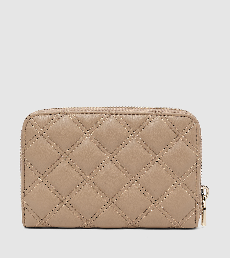 Quilted Zip-Around Wallet