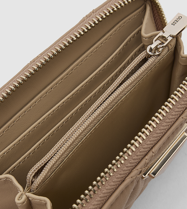 Quilted Zip-Around Wallet