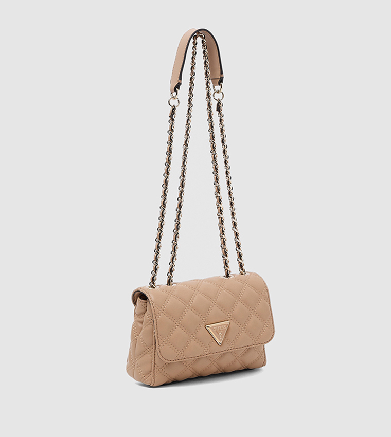 Quilted Convertible Crossbody Bag