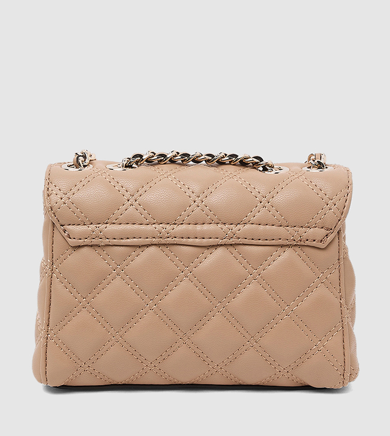Quilted Convertible Crossbody Bag
