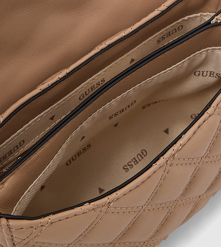 Quilted Convertible Crossbody Bag