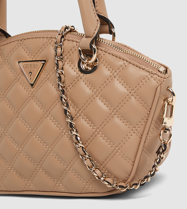 Quilted Mini Satchel Bag