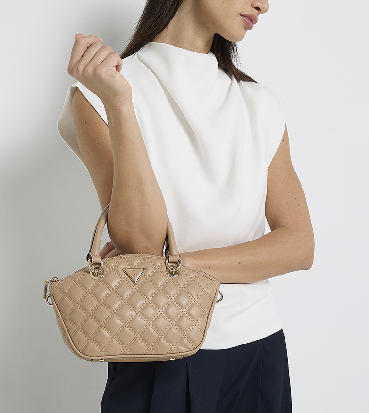 Quilted Mini Satchel Bag