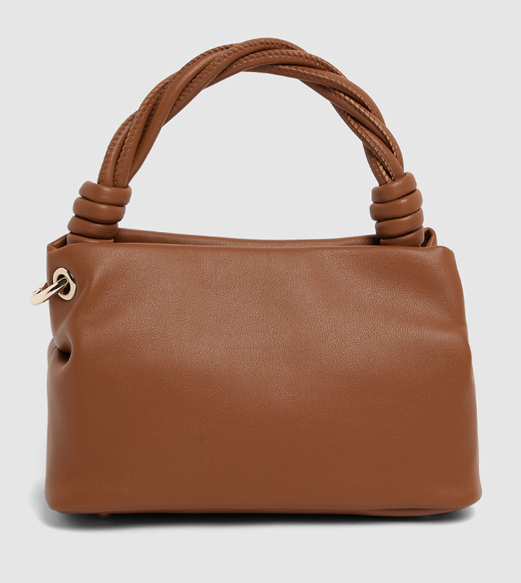 Logo Detail Twisted Handle Mini Bag