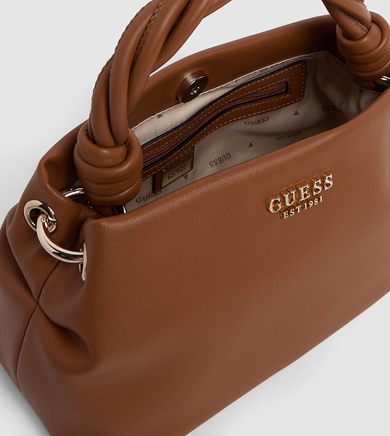 Logo Detail Twisted Handle Mini Bag