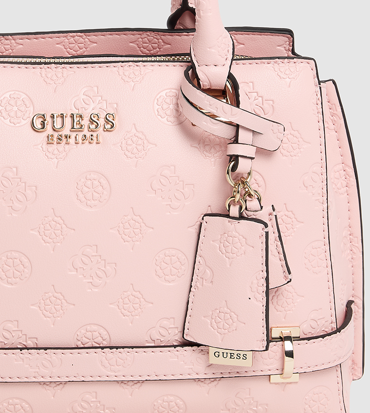 ZARELA LUXURY Debossed Satchel Bag