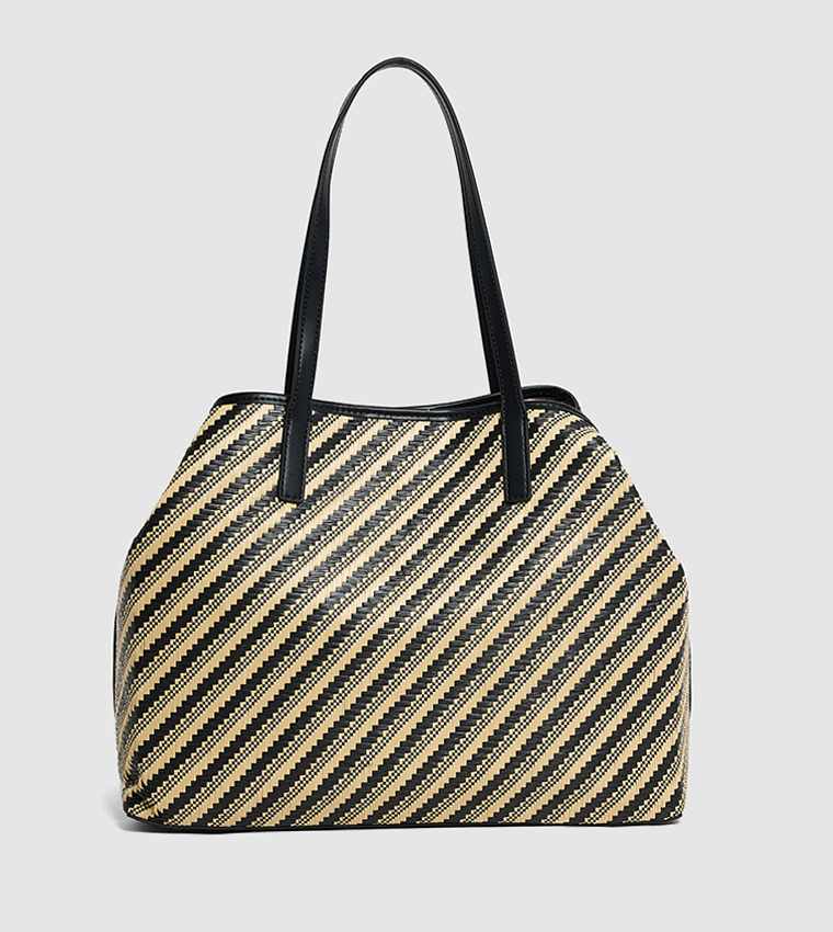 VIKKY II Patterned 2-in-1 Tote Bag