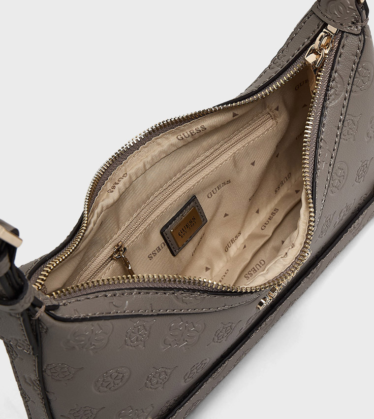 ZARELA LUXURY Debossed Shoulder Bag