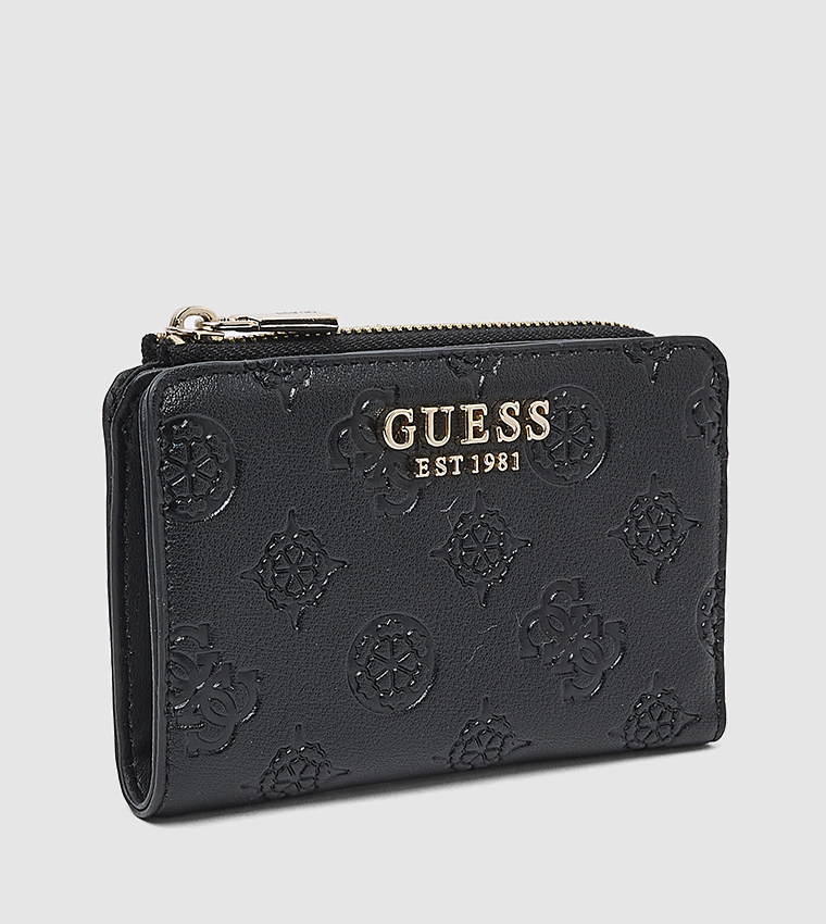 Logo Detail Zippered Wallet