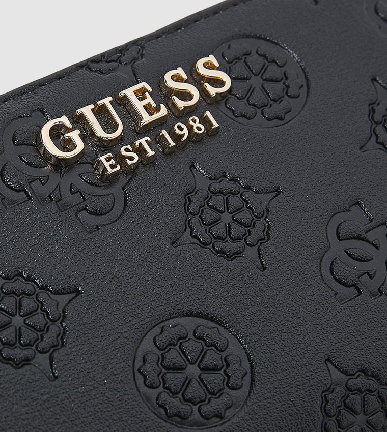 Logo Detail Zippered Wallet