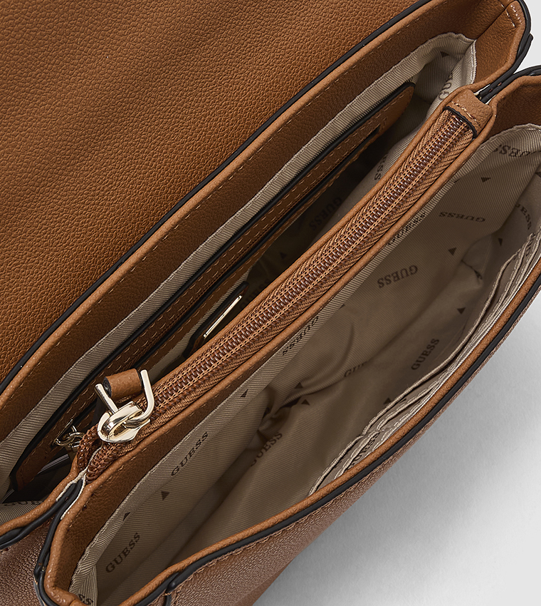 Textured Convertible Crossbody Bag