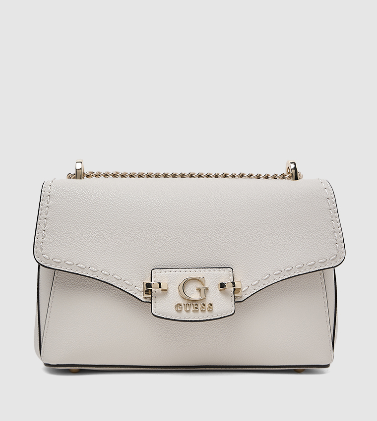 ANADELA Textured Flap Shoulder Bag