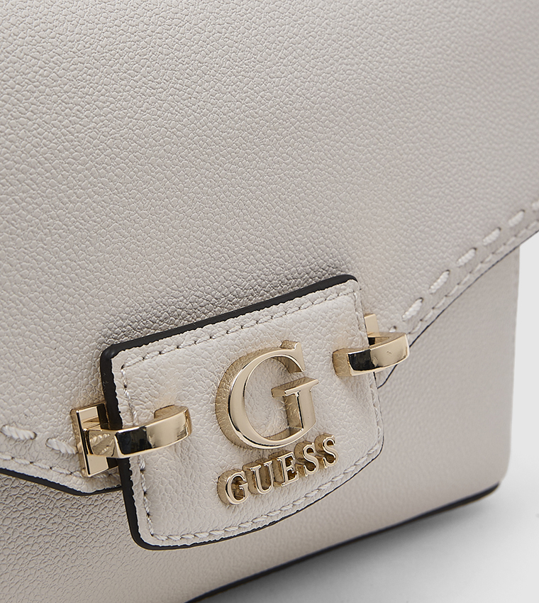 ANADELA Textured Flap Shoulder Bag