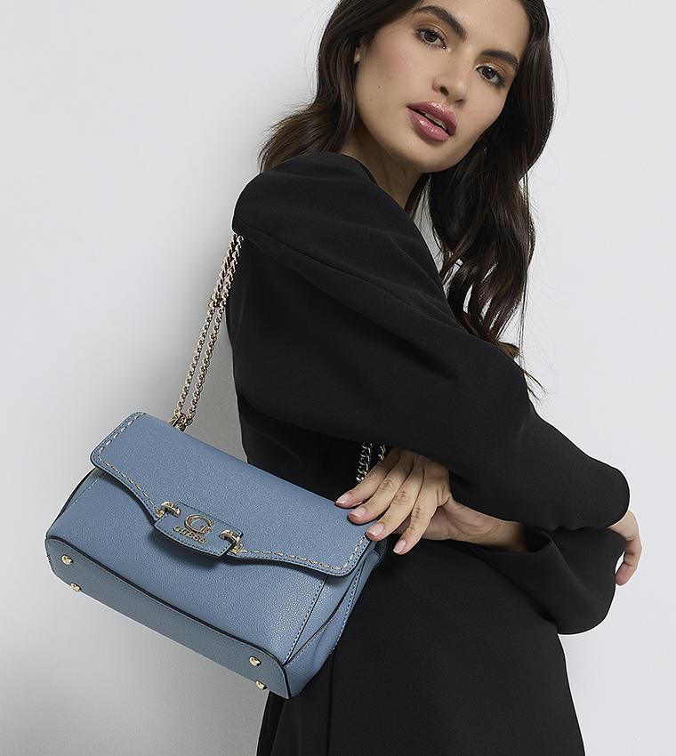 Textured Convertible Crossbody Bag